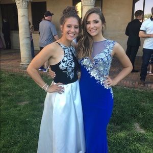 Blue perfect condition prom dress